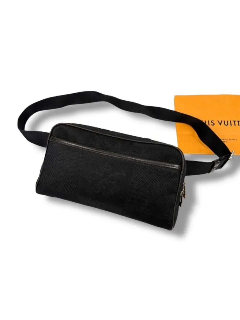 Louis Vuitton Crossbody Bag Shoulder Damier Geant Acrobat Canvas Black - Picture 12 of 12